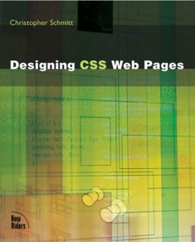 Paperback Designing CSS Web Pages Book