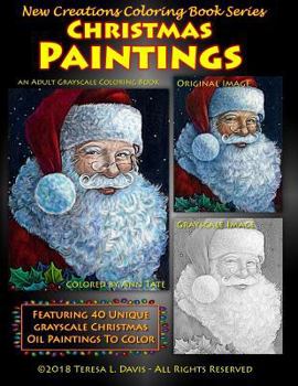 Paperback New Creations Coloring Book Series: Christmas Paintings Book