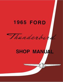 Perfect Paperback 1965 Ford Thunderbird Shop Manual By Detroit Iron Book