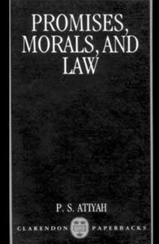 Paperback Promises, Morals, and Law Book