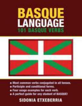 Paperback Basque Language: 101 Basque Verbs Book