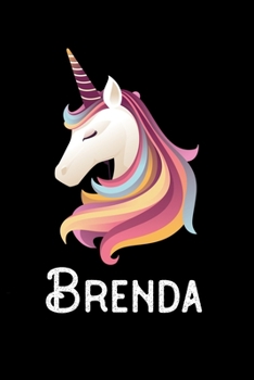 Brenda: Personalized Custom Name Unicorn Themed Monthly 2020 Planner (Calendar, To Do List, Monthly Budget, Grocery List, Yearly Financial Goals) Gift for Girls and Women