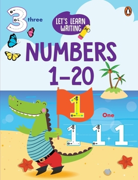 Paperback Let's Learn Writing: Numbers 1 to 20: First Trace and Write Practice Workbook Engaging Workbook to Develop Writing Skills in Preschool Kids, Toddlers Book