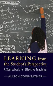 Hardcover Learning from the Student's Perspective: A Sourcebook for Effective Teaching Book