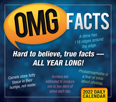 Product Bundle Omg Facts 2022 Boxed Daily Calendar Book