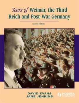 Paperback Years of Weimar, the Third Reich and Post-War Germany Book