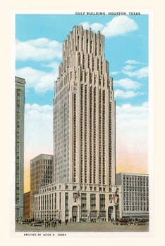Paperback Vintage Journal Gulf Building, Houston, Texas Book