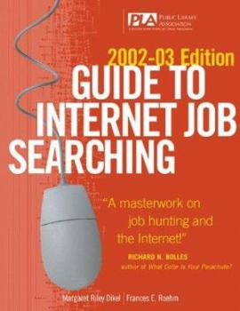 Paperback Guide to Internet Job Searching, 2002-2003 Book