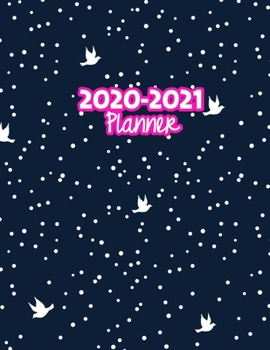 2020-2021 Planner: Two Year Calendar Organizer and Goal Journal | January 2020 - December 2021 Daily, Weekly and Monthly Planner Book with Back Sticker Expression Wall for 2 Years | Design Code 00013