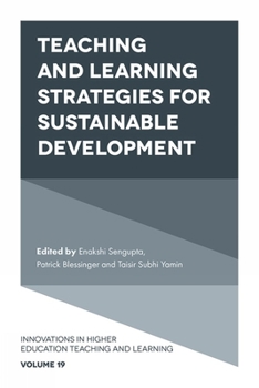 Hardcover Teaching and Learning Strategies for Sustainable Development Book