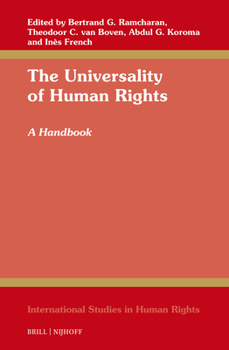 Hardcover The Universality of Human Rights: A Handbook Book