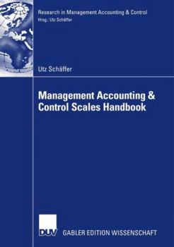 Paperback Management Accounting & Control Scales Handbook Book