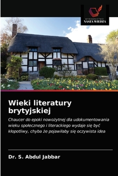 Paperback Wieki literatury brytyjskiej [Polish] Book
