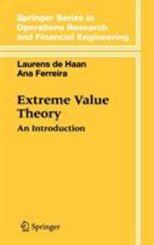 Hardcover Extreme Value Theory: An Introduction Book