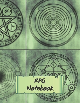 RPG Notebook: Mixed paper: Hexagon, Dot Graph, Dot Paper, Pitman: For role playing gamers: Notes, tracking, mapping, terrain plans: Vintage Mystical ... design (8.5” x 11” - A4 Size, 150 Pages)