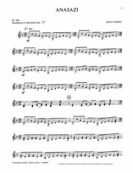 Misc. Anasazi: Marimba Unaccompanied Book