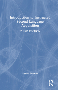 Hardcover Introduction to Instructed Second Language Acquisition Book
