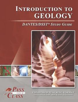 Paperback Introduction to Geology DANTES / DSST Study Guide Book