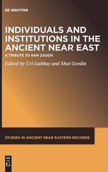 Hardcover Individuals and Institutions in the Ancient Near East Book