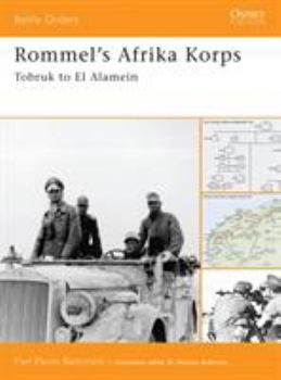 Paperback Rommel's Afrika Korps: Tobruk to El Alamein Book