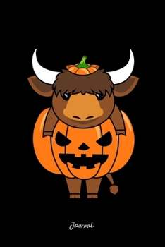 Journal: Dot Grid Journal - Buffalo Pumpkin Body Costume Cute Easy Halloween Gift - Black Dotted Diary, Planner, Gratitude, Writing, Travel, Goal, Bullet Notebook