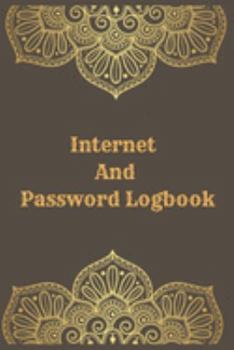 Paperback Internet And Password Logbook: Vol 20 Password Keeper Notebook Organizer Small Notebook For Passwords Journal Username and Password Notebooks Logbook Book