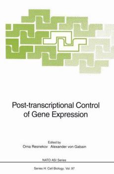 Paperback Post-Transcriptional Control of Gene Expression Book