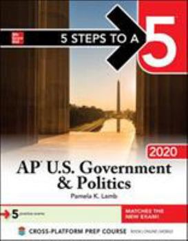 Paperback 5 Steps to a 5: AP U.S. Government & Politics 2020 Book