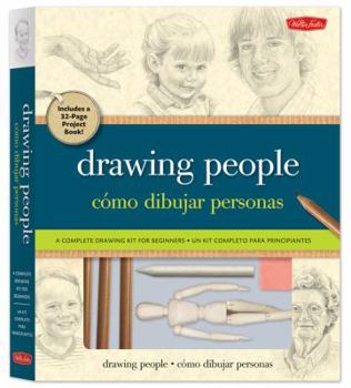 Paperback Drawing People/Como Dibujar Peronas: A Complete Drawing Kit for Beginners/Un Kit Completo Para Principiantes [With Anatomical Mannequin/Sharpener and Book