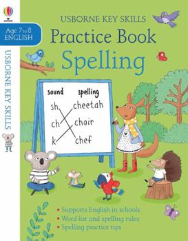 Paperback Spelling Practice Book - Age 7 to 8 English Book