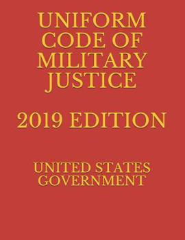 Paperback Uniform Code of Military Justice 2019 Edition Book