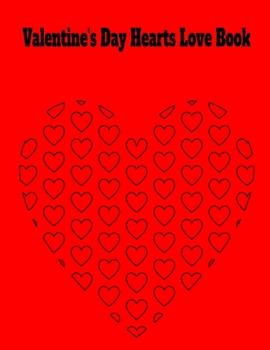 Paperback Valentine's Day Hearts Love Book