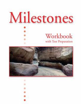 Paperback Milestones B: Workbook with Test Preparation Book