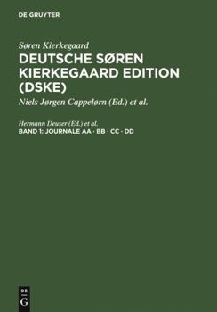 Hardcover Journale AA · BB · CC · DD (Deutsche Soren Kierkegaard Editions) (German Edition) [German] Book