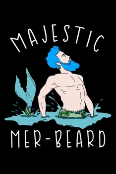 Paperback Majestic Mer Beard: Comic Book Notebook Paper Book