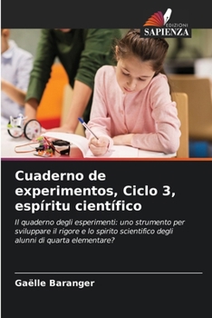 Paperback Cuaderno de experimentos, Ciclo 3, espíritu científico [Italian] Book
