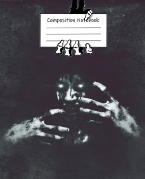 Halloween Horror Face College Ruled Journal: 110 Blank Lined Wide Ruled (7.5 x 9.25) Pages to Jot Down Your Thoughts