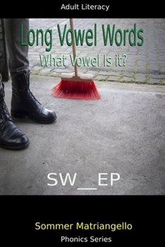 Paperback Long Vowel Words: What Vowel Is It? Book