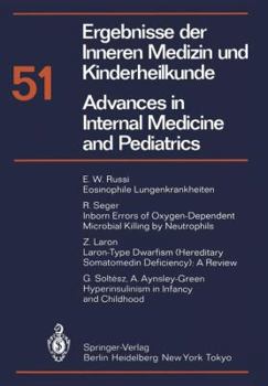 Paperback Ergebnisse Der Inneren Medizin Und Kinderheilkunde / Advances in Internal Medicine and Pediatrics Book