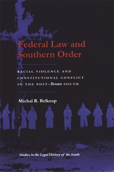 Paperback Federal Law and Southern Order Book