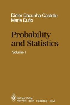 Paperback Probability and Statistics: Volume I Book