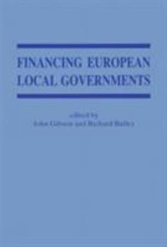 Hardcover Financing European Local Government Book