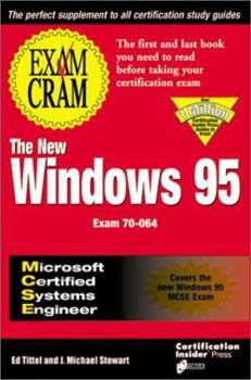 Paperback MCSE Windows 95 Exam Cram: Exam #70-064 Book