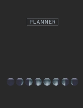 Planner: Lunar Moon Phase 2 Year Weekly Planning Organizer | 2020 - 2021 | January 20 - December 21 | Writing Notebook | Productive Datebook Calendar Schedule | Plan Days, Set Goals & Get Stuff Done