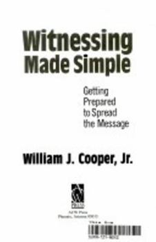 Paperback Witnessing Made Simple Book
