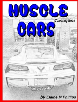 Paperback Muscle Cars Colouring Book