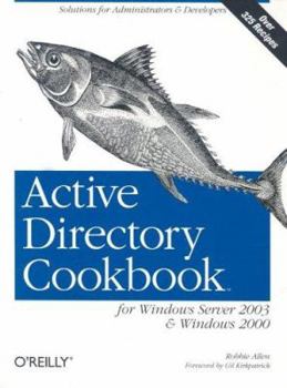 Paperback Active Directory Cookbook Book