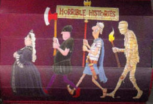Paperback Horrible Histories: " Rotten Romans " , " Terrible Tudors " , " Vicious Vikings " Casket 1 (Horrible Histories) Book