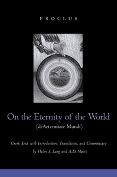 Hardcover On the Eternity of the World de Aeternitate Mundi Book