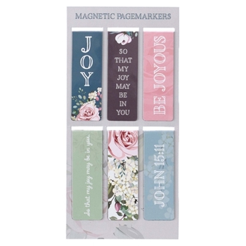 Office Product Magnetic Bookmarks That Joy May Be in You - John 15:11 Book